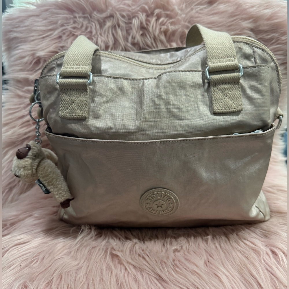 Kipling Beige Shoulder Bag